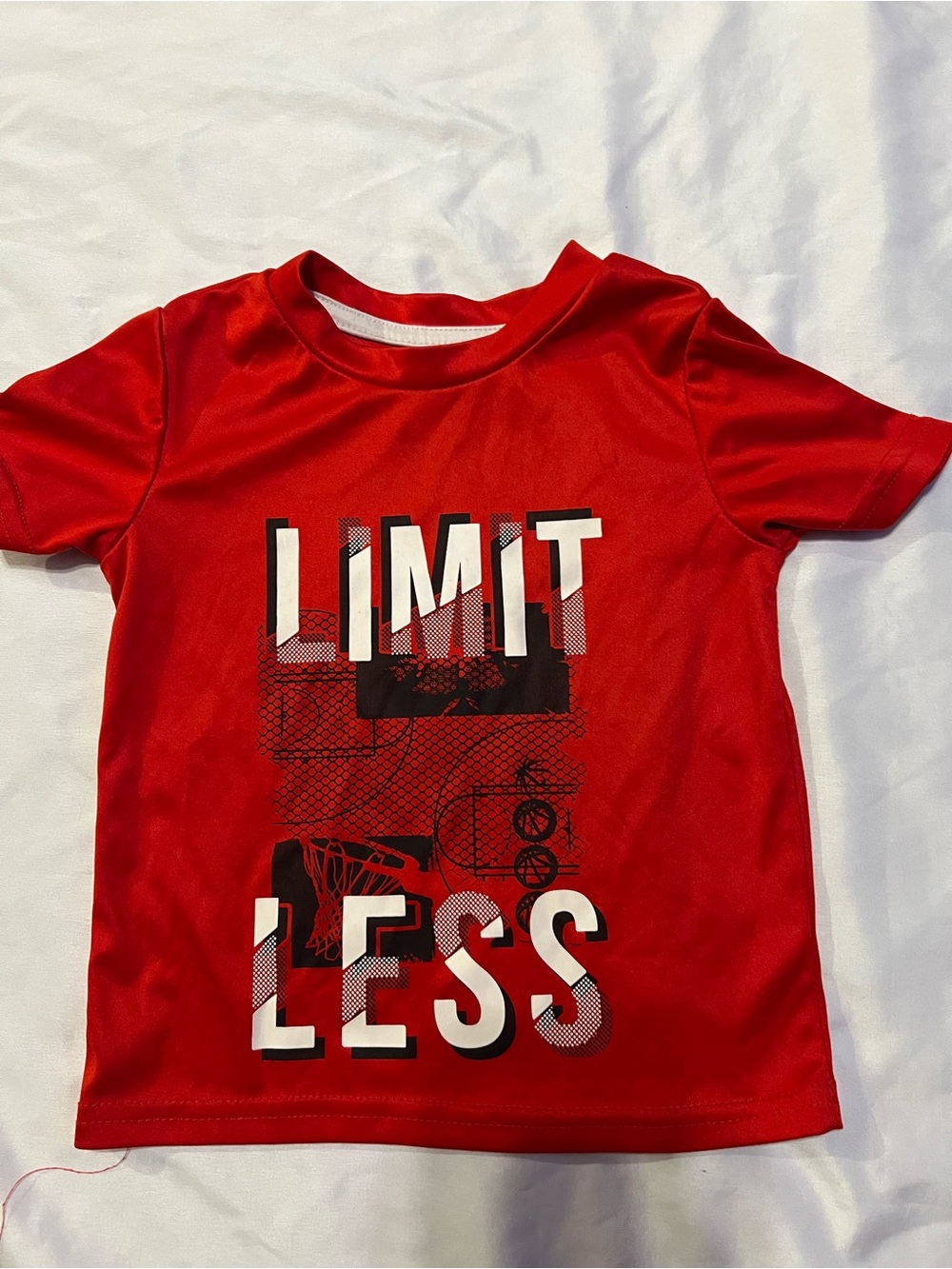 Kidgets Red 'LIMITLESS' Graphic Short Sleeve Tee